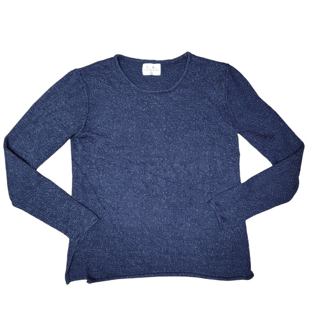 Lifted anchors los angeles mens blue navy crew neck sweater size XXL